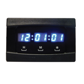 Horloge LED compacte à encastrer pour bus et car